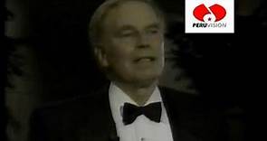 Charlton Heston in tribute to gregory peck 1989