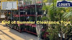 Shopping at Lowes |Clearance Plants End of Summer 2023