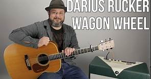 Wagon Wheel Darius Rucker Easy Acoustic Guitar Tutorial + Lesson