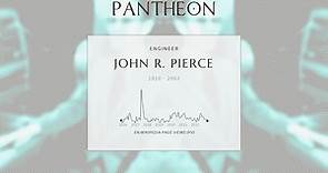 John R. Pierce Biography - American novelist