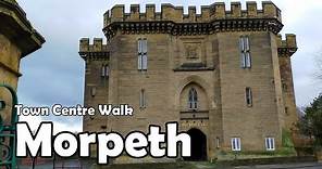 Morpeth, Northumberland【4K】 | Town Centre Walk 2021