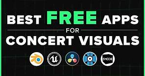 Best FREE Software for Concert Visuals