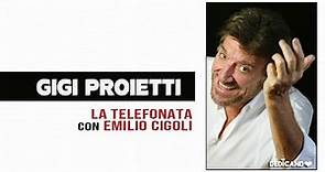 Gigi Proietti - La telefonata con Emilio Cigoli