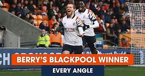 EVERY ANGLE | Luke Berry's winning goal against Blackpool! 🔥