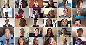 Bristol Grammar School Lockdown Choir perform 'Like A Rainbow Shining' May 2020