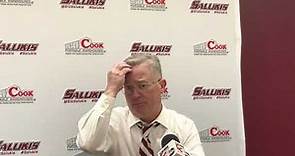 SIU coach Barry Hinson recaps 79-71 loss to Winthrop