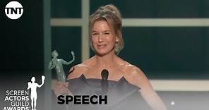 Renée Zellweger: Award Acceptance Speech | 26th Annual SAG Awards | TNT