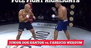 Junior Dos Santos vs. Fabricio Werdum | FULL FIGHT HIGHLIGHTS💪🔥
