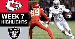 Chiefs vs. Raiders | NFL Week 7 Game Highlights