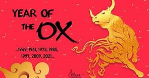 Year of the Ox - Chinese Zodiac 2021