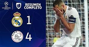 Real Madrid 1-4 Ajax – GOLES Y RESUMEN – VUELTA OCTAVOS DE FINAL – UEFA Champions League