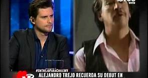Alejandro Trejo recuerda su debut en la TV