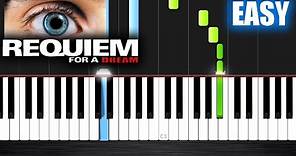Requiem for a Dream - EASY Piano Tutorial by PlutaX - Synthesia