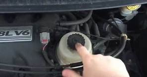 Changing the Power Steering Reservoir on a Chrysler or Dodge vehicle with the 3.3/3.8L engine