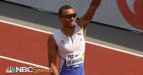 Andre De Grasse wins men's 100m at 2021 Diamond League Prefontaine Classic | NBC Sports