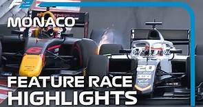 F2 Feature Race Highlights | 2021 Monaco Grand Prix