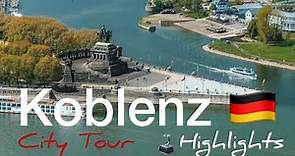 Koblenz City Tour Highlights Germany 🇩🇪- 4K