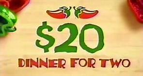 Chili’s (2010) Television Commercial - $20 Dinner For Two