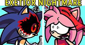 Friday Night Funkin' VS Exetior - Nightmare Tempus + Cutscenes | One Eye Freak (FNF MOD) (Sonic/Amy)