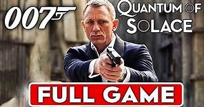 JAMES BOND 007 QUANTUM OF SOLACE Gameplay Walkthrough Part 1 FULL GAME [1080p HD] - No Commentary