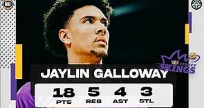 JAYLIN GALLOWAY IS ON EVERY NBA TEAMS RADAR!! 18PTS vs PHOENIX (FULL HIGHLIGHTS)