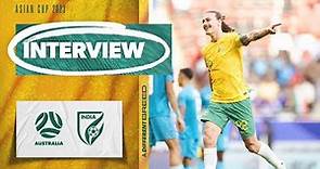 Jackson Irvine proud to reach double figures for country | Interview | Australia vs India