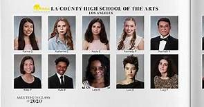 Saluting the Class of 2020 -- LA County High School for the Arts