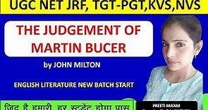 THE JUDGEMENT OF MARTIN BUCER by John Milton #Milton #johnmilton # the judgement of Martin Bucer