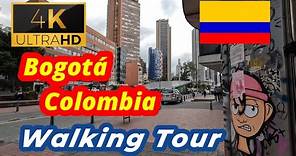 🇨🇴【4K 60fps】WALK - BOGOTA - walking Tour - Colombia