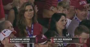 McCarron's Girl-Friend Katherine Web Is A Beauty & Announcer Brent Musburger Cant Contain Himself!