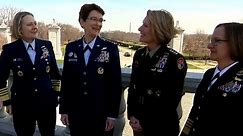 U.S. military's 4 highest-ranking women speak out
