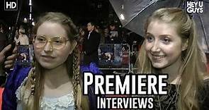 Bebe Cave and Jessie Cave Interview - Great Expectations UK Premiere