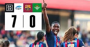 FC Barcelona vs Real Betis Féminas (7-0) | Resumen y goles | Highlights Liga F