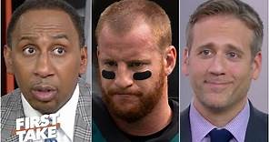 Max's drastic Carson Wentz trade proposal sets off Stephen A. | First Take