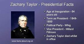 President Zachary Taylor Biography