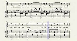 Alexander's Ragtime Band - Irving Berlin [1911 piano / voice sheet music arrangement]
