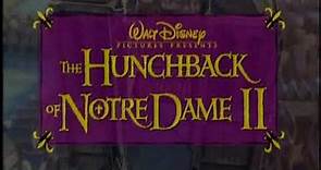 The Hunchback Of Notre Dame II DVD Trailer 3