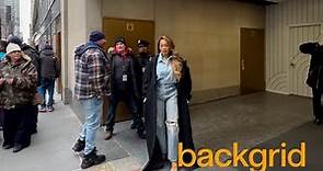 La La Anthony arrives at NBC for an appearance on the Today Show in New York, NY