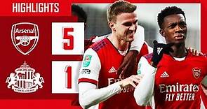 HIGHLIGHTS | Arsenal vs Sunderland (5-1) | Carabao Cup | Nketiah (3), Pepe, Patino
