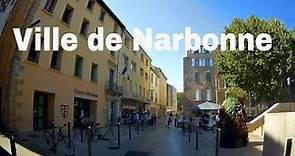 Ville de Narbonne 4K- Driving- French region