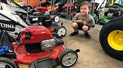 Lawn Mowers at Home Depot!!