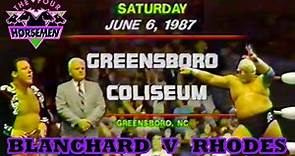 Tully Blanchard v Dusty Rhodes (WCW, 6/6/87) W/ Feud Buildup and Aftermath