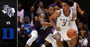 Stephen F. Austin vs. Duke Men's Basketball Highlights (2019-20)
