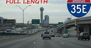 Interstate 35E - Texas southbound