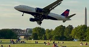 Gravelly Point Park in Arlington, Virginia, USA |Plane Spotting |Reagan National Airport | DCA