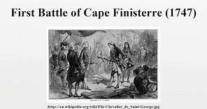 First Battle of Cape Finisterre (1747)