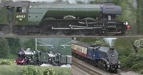 The Very Best of UK Steam Trains on the Mainline in 2023! Part 1 - January to June