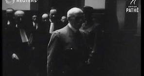 The 1945 trial of Philippe Petain (1945)