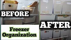 Upright Freezer Organization