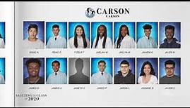 Saluting the Class of 2020 -- Carson High School